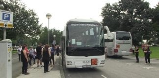 Ispraćaj na ljetovanje djece hrvatskih branitelja