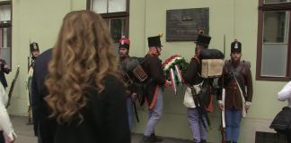 Položeni vijenci povodom 200. rođendana Sándora Petőfija