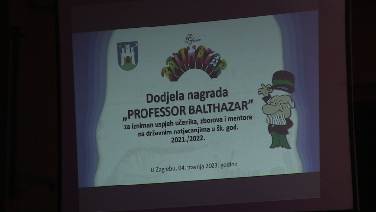 Najboljim učenicima i njihovim mentorima dodijeljene nagrade Professor Balthazar
