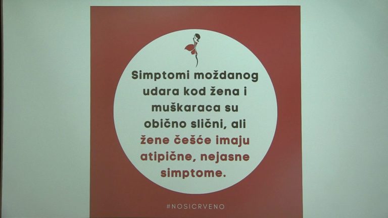 Održano predavanje na temu – “Moždani udar kod žena”