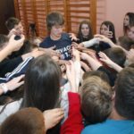 Zagreb, 23.05.2013 – Nogomet: Posjet igraca GNK Dinamo Osnovnoj skoli Bukovac