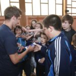 Zagreb, 23.05.2013 – Nogomet: Posjet igraca GNK Dinamo Osnovnoj skoli Bukovac