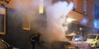 Zapaljen Seat, vatra se proširila i na drugi auto