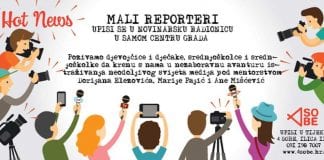 NOVINARSKA RADIONICA ZA KLINCE: Mali reporteri u samom centru grada