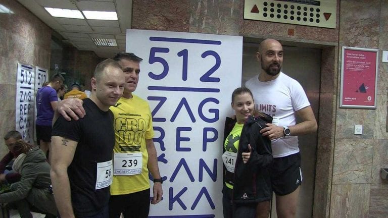 Rekordan broj natjecatelja trčao stepenicama do vrha Zagrepčanke