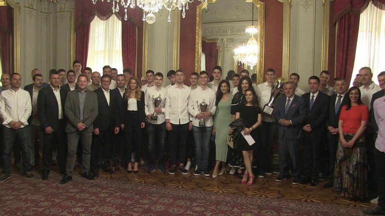 Košarkaši Cibone kod gradonačelnika