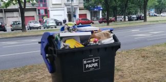 FOTO: Građani Travnog žale se na pretrpane kontejnere za papir, a Čistoće ni na vidiku