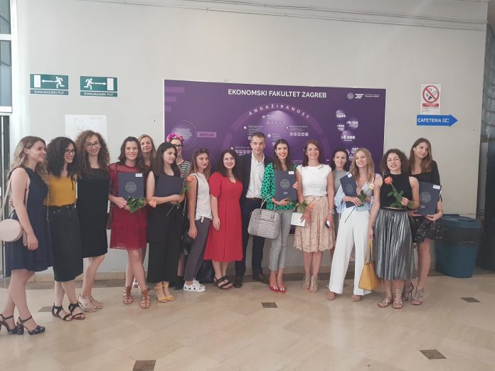 Šentija Knežević, Stamenković, Hanževački, nagrađeni studenti 5 sastavnica ZGB Sveučilišta