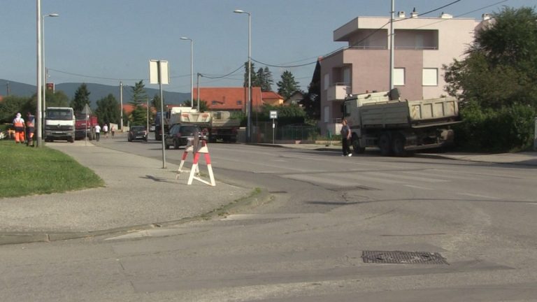 Počela sanacija kolnika Dankovečke i Sunekove ceste