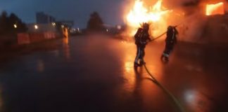 Vatrogasci objavili snimku borbe s požarom na Zapadnom kolodvoru