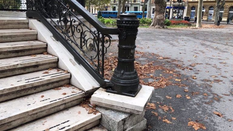 Oštećen Glazbeni paviljon na Zrinjevcu