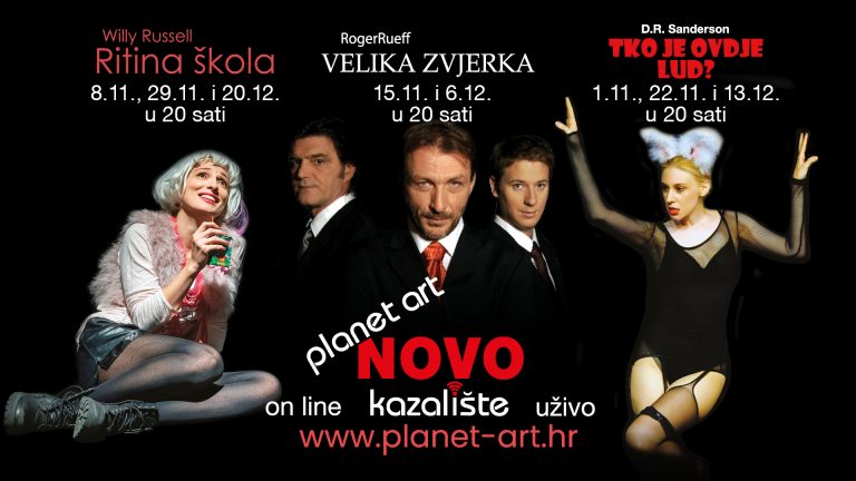 Posjetite kazalište iz svog dnevnog boravka: Planet Art je pokrenuo on line kazalište uživo