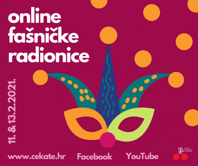 Besplatne online radionice za fašnik i Valentinovo u Centru za kulturu Trešnjevka