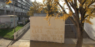 Kod škole u Zagrebu osvanuli natpisi mržnje