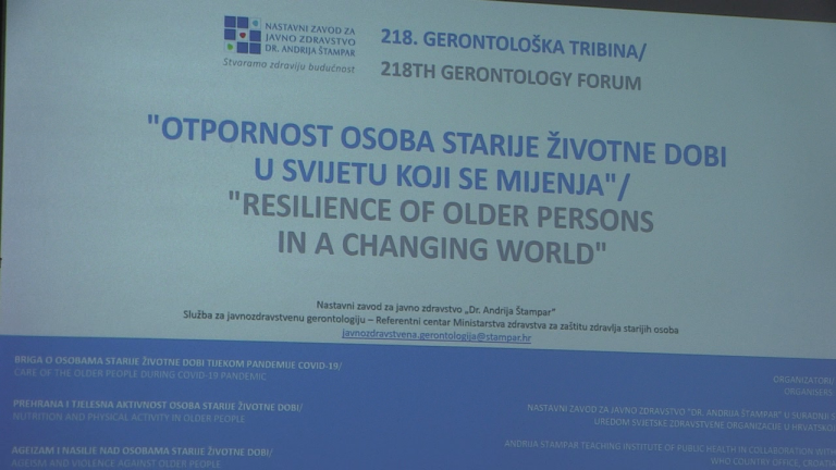 218. gerontološka tribina u sklopu obilježavanja Međunarodnog dana starijih osoba