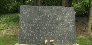 Otkrivena spomen ploča na spomen području Dotrščina