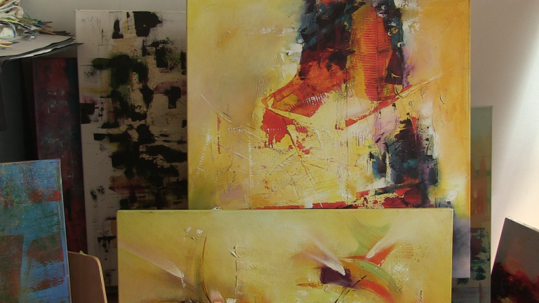 U ateljeu Tetiane Maslyk