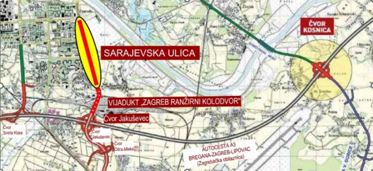 Grad Zagreb kreće u izgradnju i rekonstrukciju Sarajevske ceste