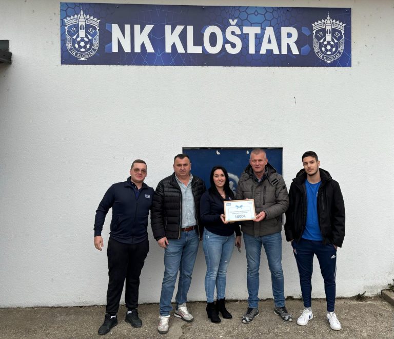 Donacijom JYSK-a NK „Kloštar“ oprema svlačionice