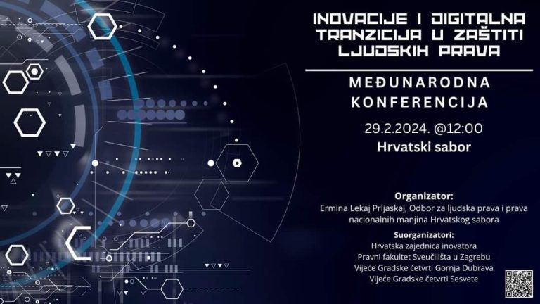 Međunarodna konferencija “Inovacije i digitalna tranzicija u zaštiti ljudskih prava”