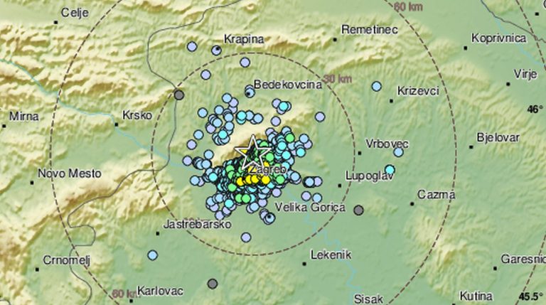 Noćas se treslo tlo u Zagrebu: Potresi probudili brojne Zagrepčane