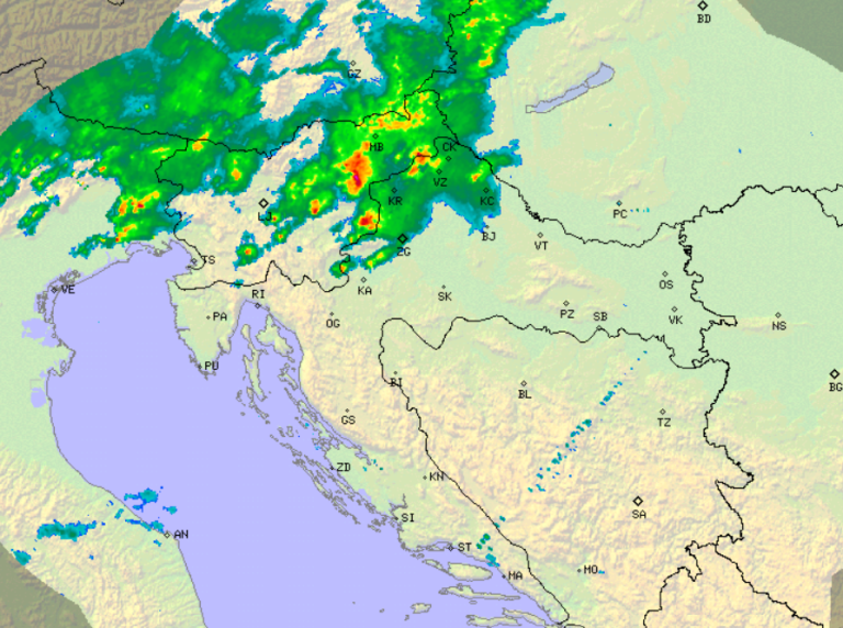 Stiže veliko nevrijeme, upaljen crveni meteoalarm!