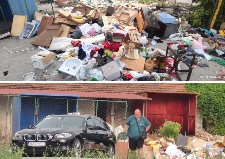 Hrpa smeća uz Sarajevsku cestu – sve je veća!