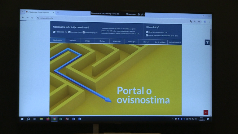 Hrvatski zavod za javno zdravstvo pokrenuo Portal o ovisnostima
