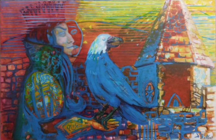 Ivana Ožetski -CRNA KRALJICA_LET_80x118cm_2025